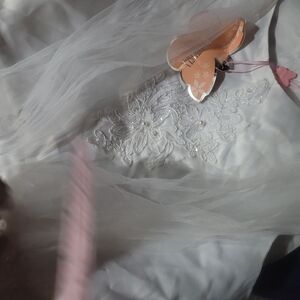 Butterfly Dsigns White Formal Kids Dress